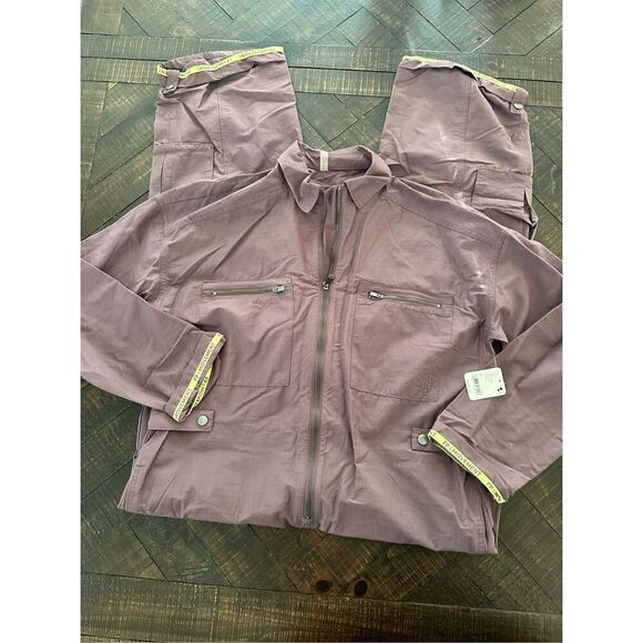 Free People Movement Brown Jumpsuit Coveralls Size Small New - Picture 2 of 8